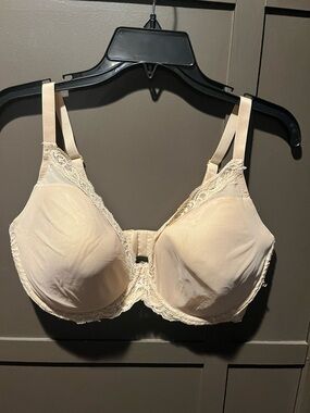 Natori Full Coverage Lace Trim Bra in Nude Size 36G